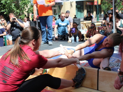 The North American Mas-Wrestling Championship took place this year in Canada