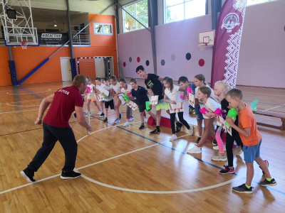  Mas-wrestling presentation was held at KidFitLand children's sports camp in Latvia