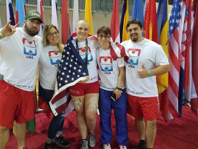 The Americans began preparing for the Mas-Wrestling World Championship